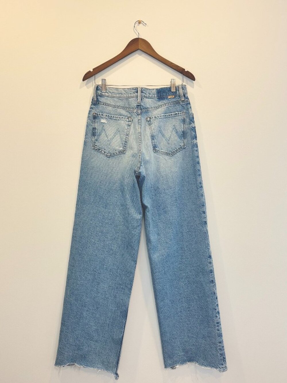 MOTHER High Waisted Spinner Zip Heel Jeans Size 27 - Picture 8 of 14